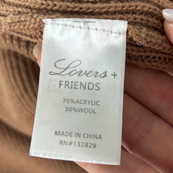 Lovers + Friends Ripped Sweater wool blend size XS oversized - Picture 9 of 14